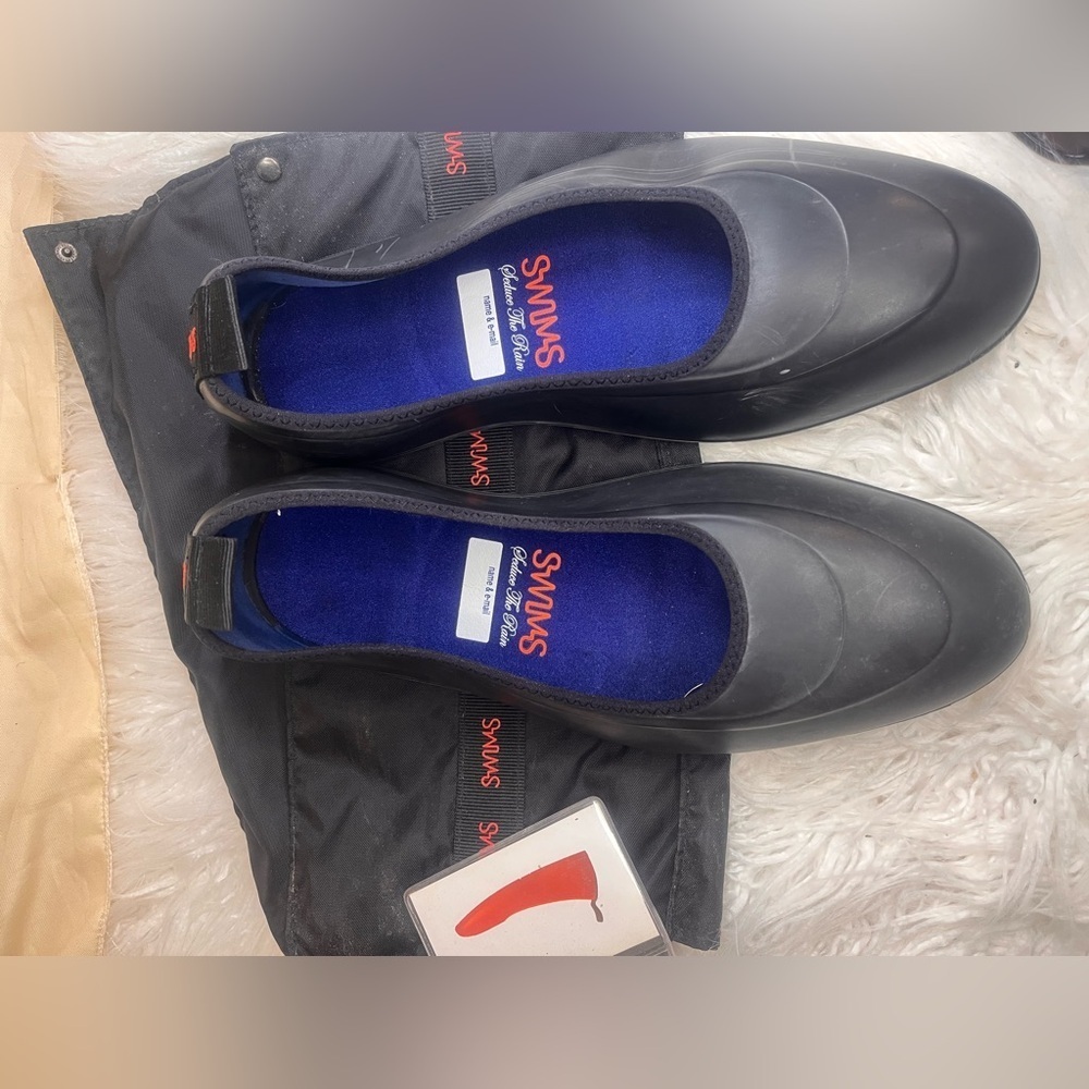 Simms Black Slip-On Shoes - Picture 3 of 4